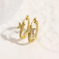 1 Par Geometría Elegante Glamour Lindo Cobre Chapados En Oro De 18K Blanco Oro Plateado Circón Asimétrico Geometría Pendientes De Gota main image 3