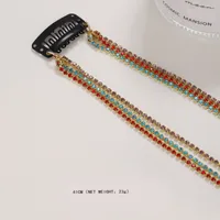 Women's Geometric Elegant Lady Rhinestone Hair Chain main image 6
