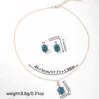 Elegant Alloy Tortoise Enamel Women's Jewelry Set main image 2