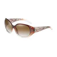 Square Y2K Retro Vacation Pattern Ac Full Frame Women's Sunglasses sku image 3