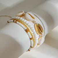 Oceano Cascarón Vacaciones Playa Estilo Simple Acero Inoxidable 316 Pulsera Al Mayoreo main image 5