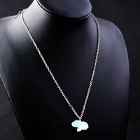Elephant Retro Simple Style Alloy Crystal Pendant Necklace Wholesale sku image 2