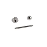 1 Piece 304 Stainless Steel Hip-Hop Cool Style Triangle Geometric Water Droplets Enamel Tongue Rings main image 5