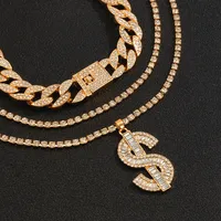 Heart Shape Hip-Hop Retro Alloy Layered Necklaces Wholesale sku image 2
