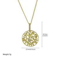 Vocabulary Words/Name IG Style Basic Copper Pendant Necklace Plating Lobster Trigger Clasp Closure main image 2