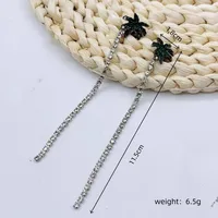 1 Pair Tassel Retro Alloy Drop Earrings main image 2