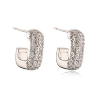 1 Pair Geometric Simple Style Classic Style Copper Ear Studs sku image 2