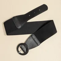 Mujeres Elegante Estilo Vintage Señora PU PU Hebilla Cinturones De Cuero main image 6