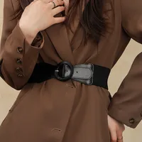 Mujeres Elegante Estilo Vintage Señora PU PU Hebilla Cinturones De Cuero main image video