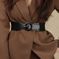 Femmes Élégant Style Vintage Femme PU PU Boucle Ceintures En Cuir main image 3