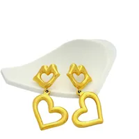 1 Paire Lèvres Style Classique Acier Inoxydable 304 Boucles D'oreilles main image 4