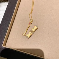 Geométrico Estilo Vintage Cobre Collar Colgante Enchapado Cierre Con Gatillo De Langosta main image 5