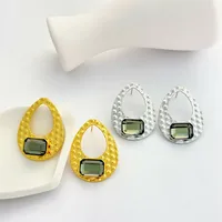 1 Pair Geometric Retro 304 Stainless Steel Ear Studs main image 1
