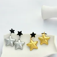 1 Par Estrella Retro Acero Inoxidable 304 Pendientes De Gota main image 5