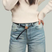 Mujeres Elegante Estilo Vintage Estilo Preppy Pu Aleación Pu Aleación Cinturones De Cuero main image 6