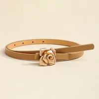 Women's Elegant Vintage Style Preppy Style Pu Alloy Pu Alloy Leather Belts sku image 3