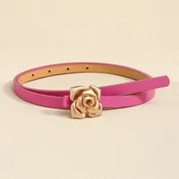 Women's Elegant Vintage Style Preppy Style Pu Alloy Pu Alloy Leather Belts sku image 5