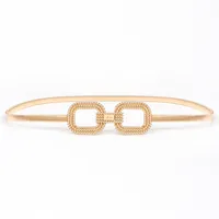 Women's Vintage Style Formal Simple Style Alloy Alloy Buckle Chain Belts main image 4