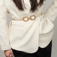 Women's Vintage Style Formal Simple Style Alloy Alloy Buckle Chain Belts main image 3