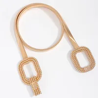 Women's Vintage Style Formal Simple Style Alloy Alloy Buckle Chain Belts main image 6