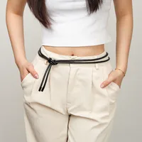 Mujeres Estilo Vintage Estilo Simple Pu Pu Nudo Cinturones De Cuero main image 1