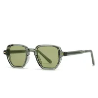 Polygone Décontractée Élégant Couleur Unie Pc Plein Cadre Femmes De Lunettes De Soleil main image 4