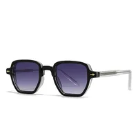 Polygon Casual Elegant Solid Color Pc Full Frame Women's Sunglasses main image 5
