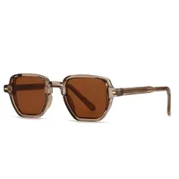 Polygon Casual Elegant Solid Color Pc Full Frame Women's Sunglasses sku image 3