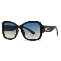 Cat Eye Casual Modern Style Pc Gradient Tinted Lenses Full Frame Women's Sunglasses sku image 5