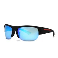Square Casual Modern Style Solid Color Pc Gradient Tinted Lenses Half Frame Women's Sunglasses sku image 4