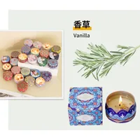 Candle Retro Printing Wax Home Decor sku image 38