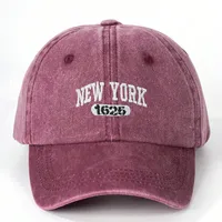 Unisex Solid Color Curved Eaves Retro Classic Style Baseball Cap sku image 4