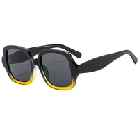 Cuadrado Casual Ropa De Calle Lentes Ordenador Personal Resina Lentes Tintados Con Degradado Fotograma Completo Gafas De Sol Mujer main image 9