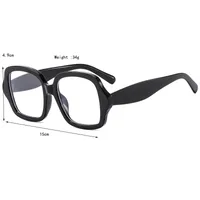 Carré Décontractée Vêtement De Rue Lunettes Pc Résine Verres Teintés Dégradés Plein Cadre Femmes De Lunettes De Soleil main image 5