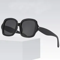 Carré Décontractée Vêtement De Rue Lunettes Pc Résine Verres Teintés Dégradés Plein Cadre Femmes De Lunettes De Soleil main image 2