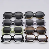 Carré Décontractée Vêtement De Rue Lunettes Pc Résine Verres Teintés Dégradés Plein Cadre Femmes De Lunettes De Soleil main image 1
