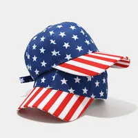 Unisex American Flag Curved Eaves Retro Baseball Cap main image 2