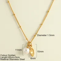 Snake Retro Classic Style 304 Stainless Steel Pendant Necklace Plating Lobster Trigger Clasp Closure sku image 10