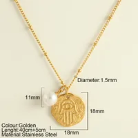 Snake Retro Classic Style 304 Stainless Steel Pendant Necklace Plating Lobster Trigger Clasp Closure sku image 18