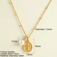 Snake Retro Classic Style 304 Stainless Steel Pendant Necklace Plating Lobster Trigger Clasp Closure sku image 20