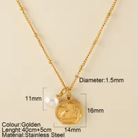 Snake Retro Classic Style 304 Stainless Steel Pendant Necklace Plating Lobster Trigger Clasp Closure sku image 15
