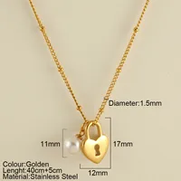 Snake Retro Classic Style 304 Stainless Steel Pendant Necklace Plating Lobster Trigger Clasp Closure sku image 28