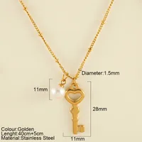 Snake Retro Classic Style 304 Stainless Steel Pendant Necklace Plating Lobster Trigger Clasp Closure sku image 26