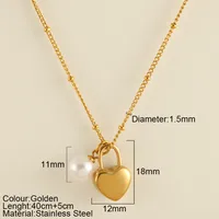 Snake Retro Classic Style 304 Stainless Steel Pendant Necklace Plating Lobster Trigger Clasp Closure sku image 17