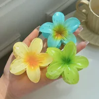 Southeast Asia Explosions High Sense Net Red Hair Clip Flower 10-piece Set Egg Flower Clip Full Head Shark Clip sku image 55
