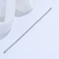 1 Piece Polished 925 Sterling Silver Rhodium Plated Chain Extension Chain Chain main image 8