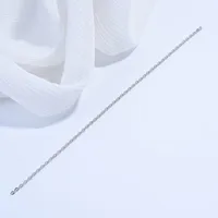 1 Piece Polished 925 Sterling Silver Rhodium Plated Chain Extension Chain Chain main image 7