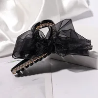 Mujeres Nudo De Lazo Elegante Señora Plástico/resina Garras De Pelo main image 5