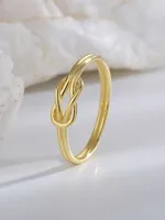 Nouer Argent Sterling 925 Anneaux main image 4