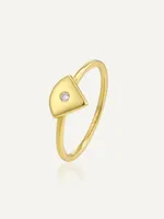 Color Sólido Plata De Ley 925 Anillos main image 1